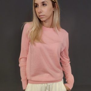Maglie - Sweater basic Rosa Scuro