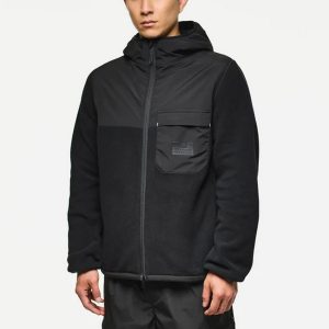 Giacconi - Frusciante polar jacket Black