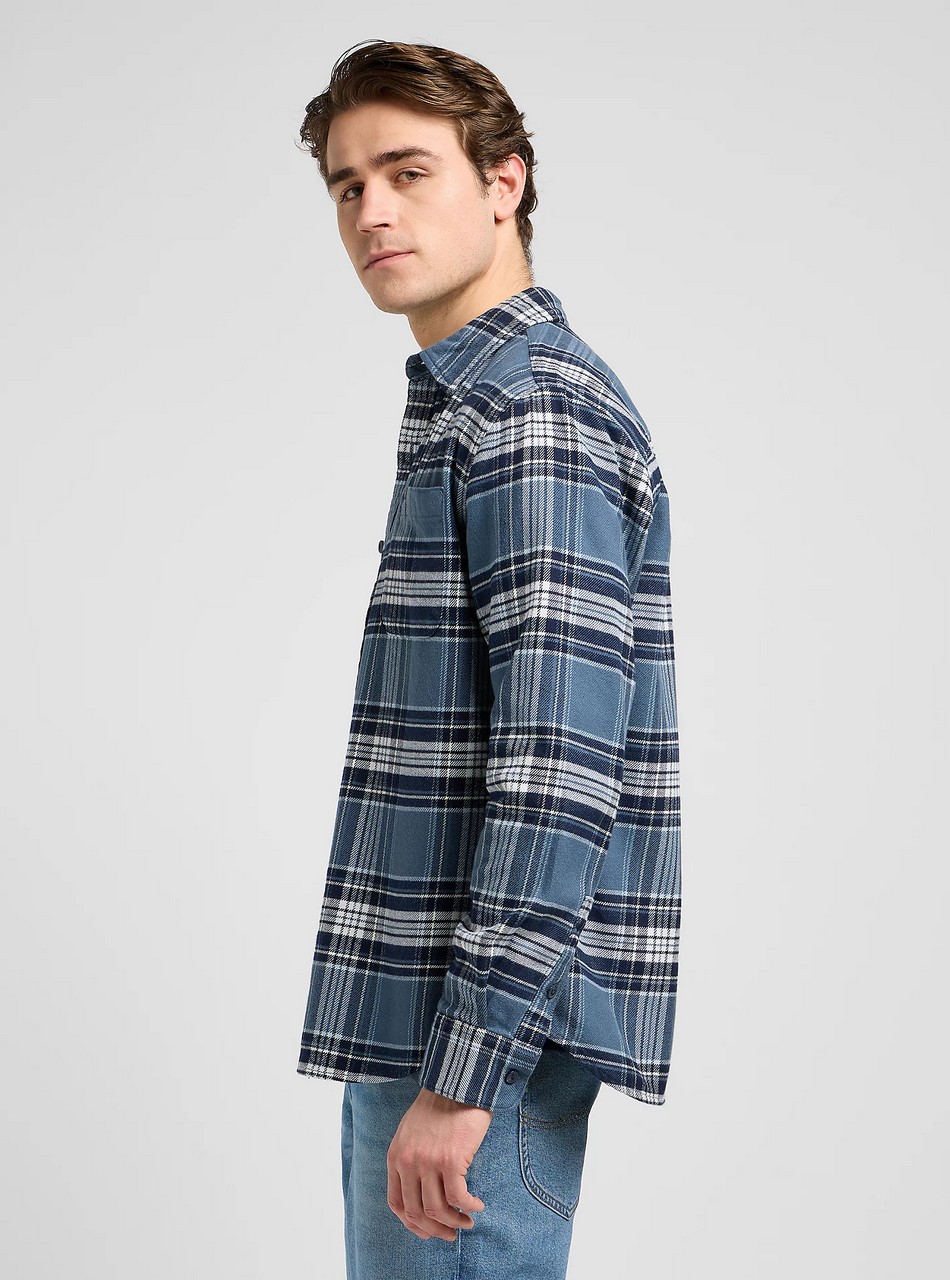 Camicie - Mercantile shirt Vintage Blue - immagine 2