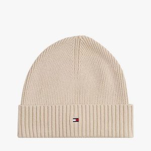 Berretti lana - Flag pima cotton beanie Beige