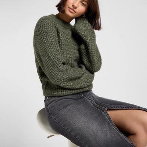 Maglie - Knit sweater Olive Gray