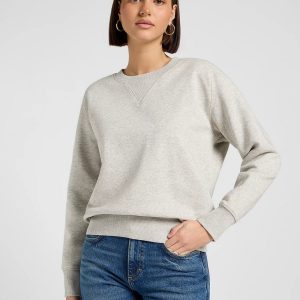 Felpe - Raglan crew sweat Grey Heather