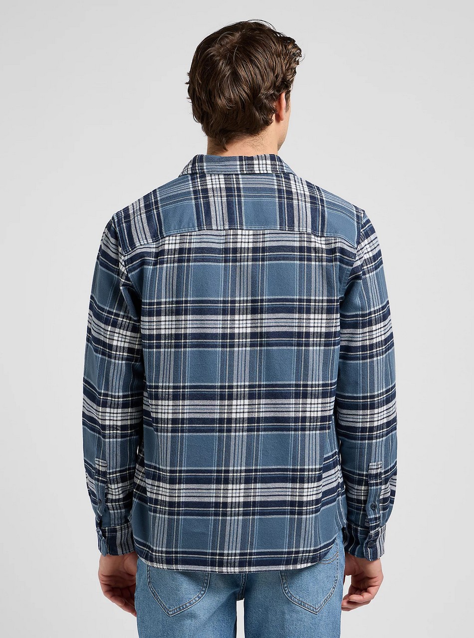 Camicie - Mercantile shirt Vintage Blue - immagine 4