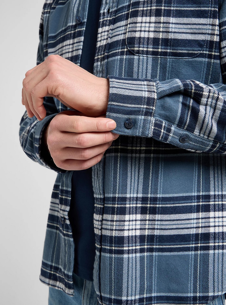 Camicie - Mercantile shirt Vintage Blue - immagine 3