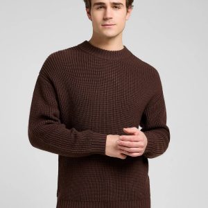 Maglie - Chunky crew knit Arabica