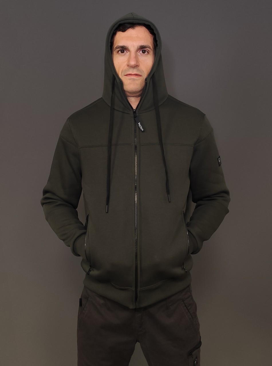 Felpe - Venator felpa zip e cap Green - immagine 2
