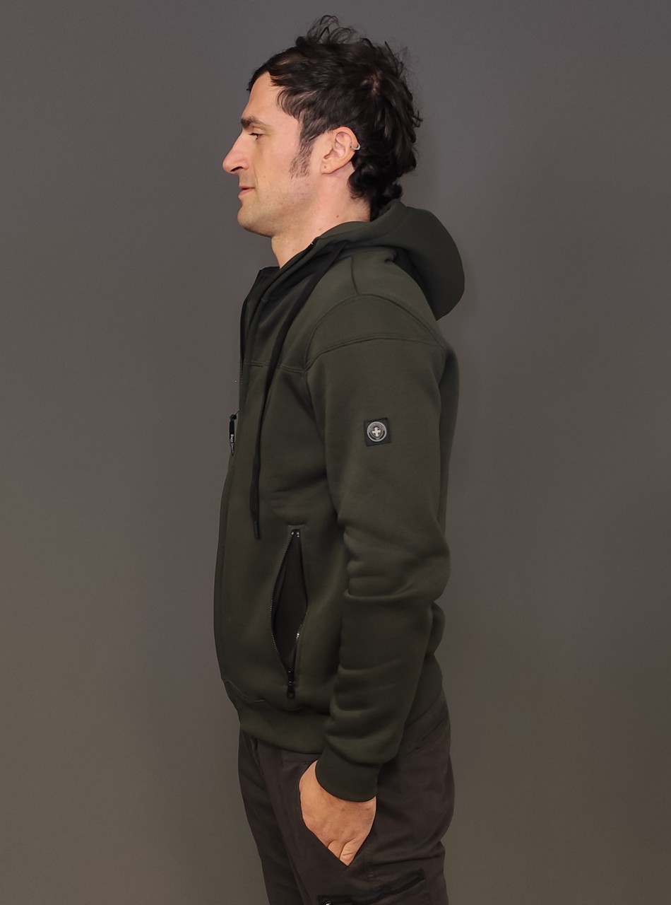 Felpe - Venator felpa zip e cap Green - immagine 4
