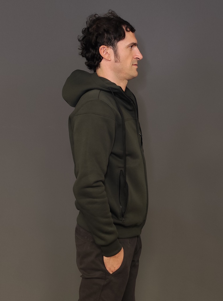 Felpe - Venator felpa zip e cap Green - immagine 6
