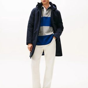Giacconi - Tech hooded parka Navy
