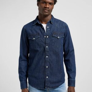 Camicie - Regular western shirt Rinse