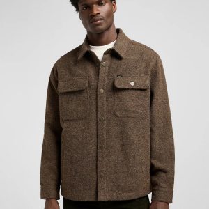 Camicie - Overshirt Brown Jaspe