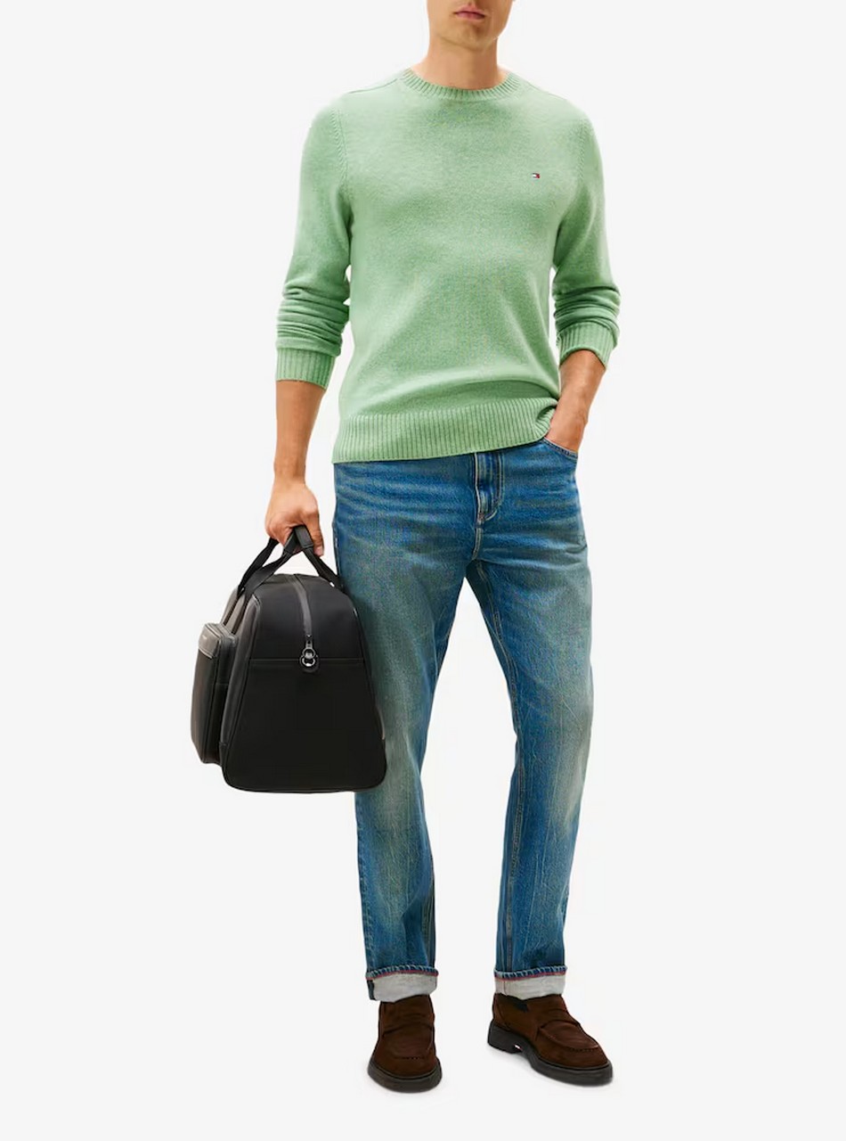 Maglie - Lambswool crew Fort Green Heather - immagine 3