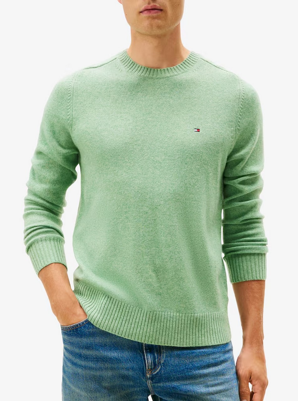 Maglie - Lambswool crew Fort Green Heather