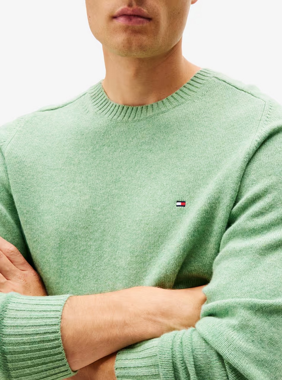 Maglie - Lambswool crew Fort Green Heather - immagine 2
