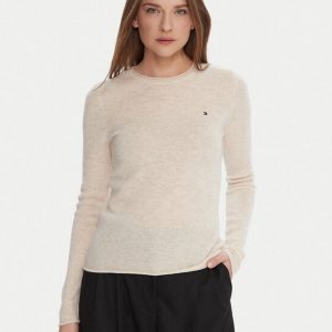 Maglie - Soft wool crew sweat Oatmilk