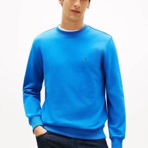 Maglie - Essential terry crew Blue Orbit