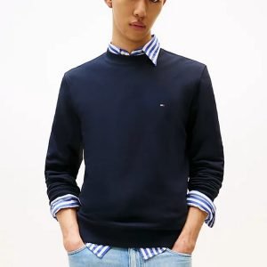 Maglie - Essential terry crew Navy