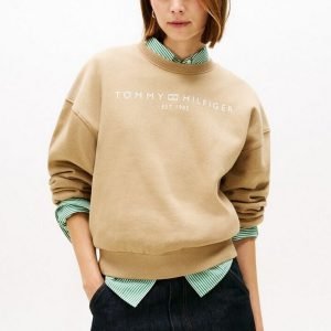 Felpe - Logo sweat crew Khaki