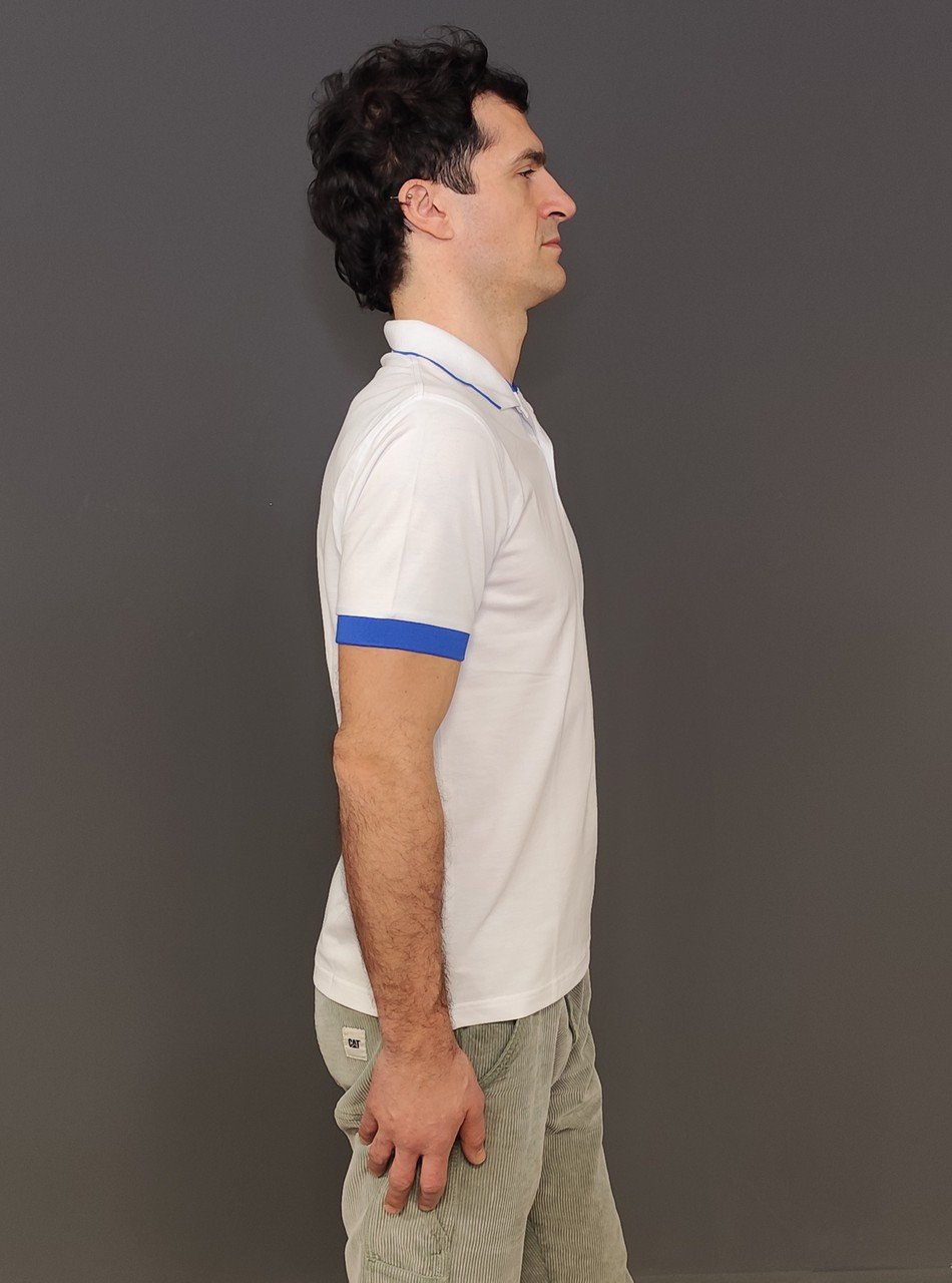 Polo - Polo small stripe fluo Bianco - immagine 3