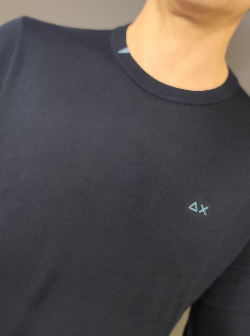 Maglie - Sweater basic Navy - immagine 2