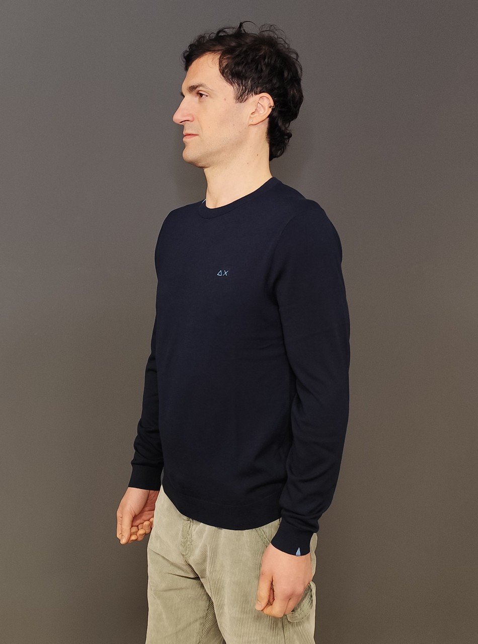 Maglie - Sweater basic Navy - immagine 5