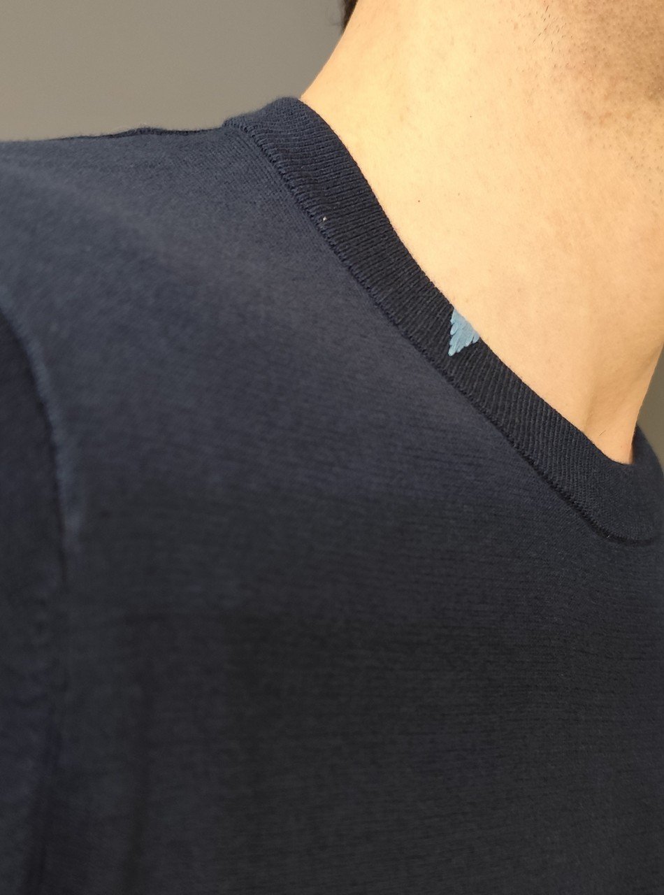 Maglie - Sweater basic Navy - immagine 3