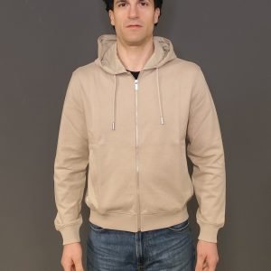 Felpe - Hoodie zip fleece zip Stone