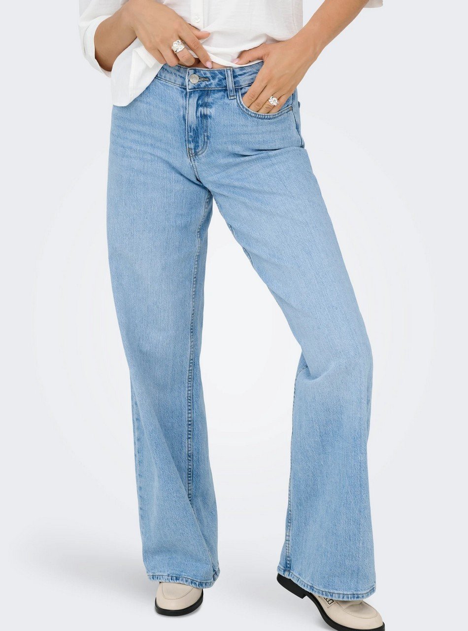 Jeans - Jdyruby jeans wide Light Blue