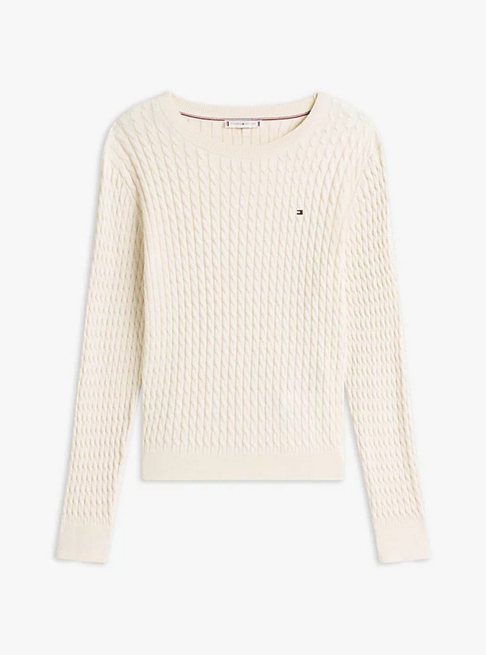 Maglie - Cable crew maglia Ivory - immagine 6