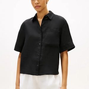 Camicia m/m - Linen shirt Black
