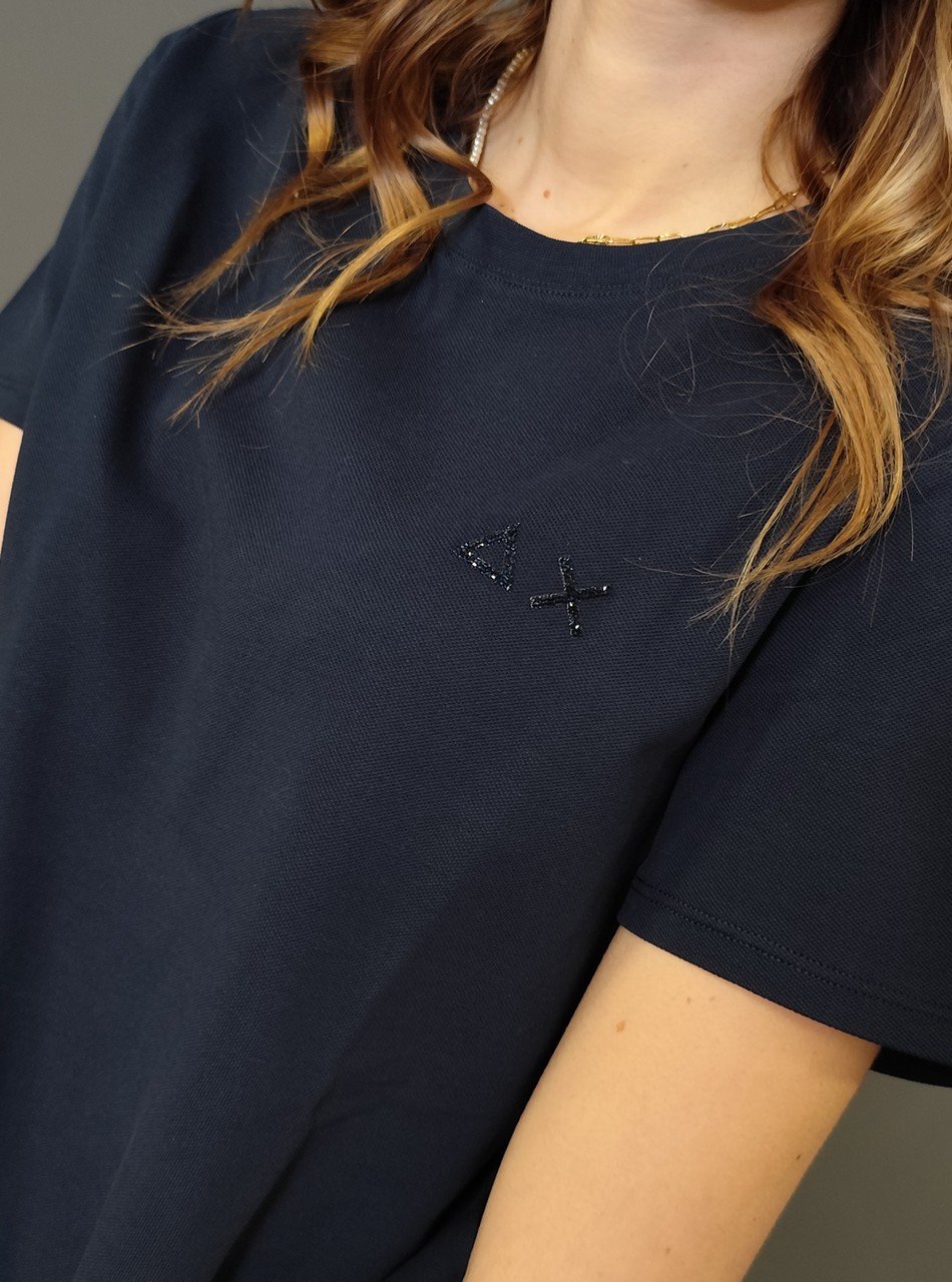 T-Shirt - T-shirt piquet Navy - immagine 2