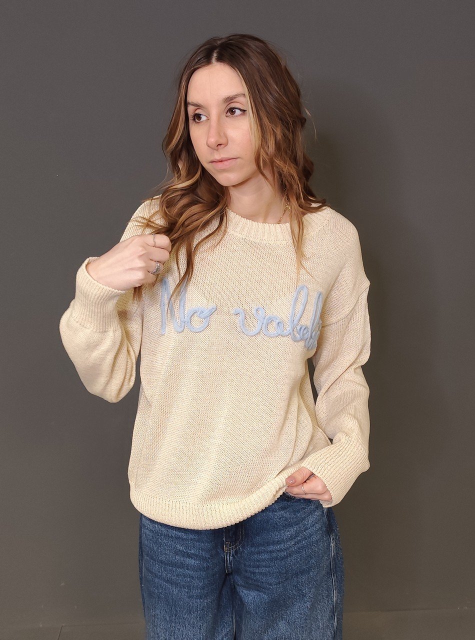 Maglie - No vabbè maglia Ecru