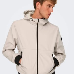 Giacconi - Onsbowie softshell jacket Silver Lining