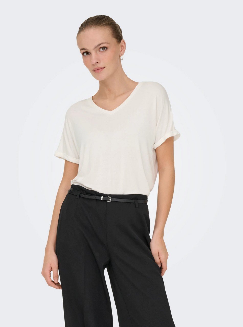 T-Shirt - Jdysissy tee V White - immagine 3