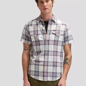 Camicia m/m - Western shirt Academy Blue
