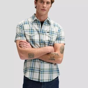 Camicia m/m - Western shirt Desert Sage