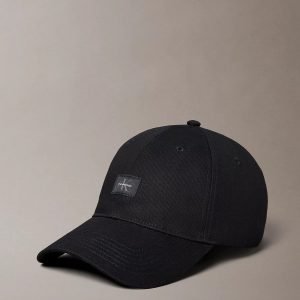 BERRETTI - Mono logo woven patch cap