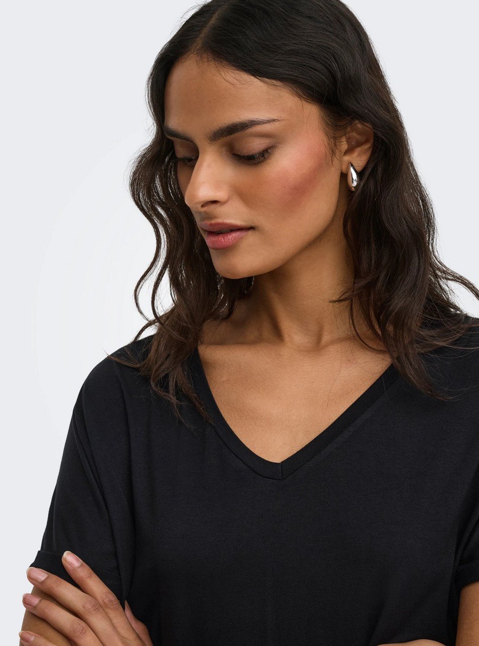 T-Shirt - Jdysissy tee V Black - immagine 3