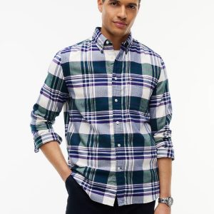 Camicie - Hero flanel check shirt Ornamental Green