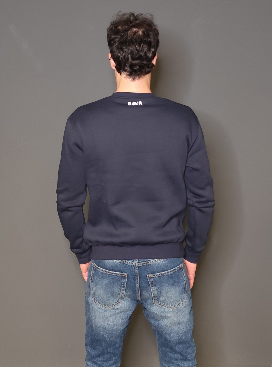 Felpe - Sweater crew Blu - immagine 3