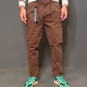 Pantaloni - Pantalaccio gabardina Caffe