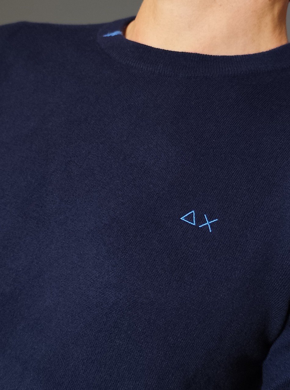 Maglie - Sweater basic Navy - immagine 2