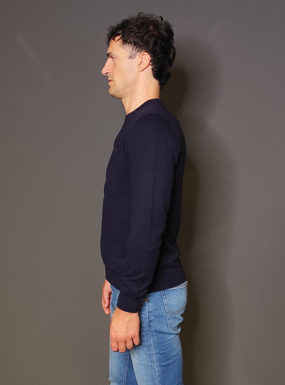 Maglie - Sweater basic Navy - immagine 3