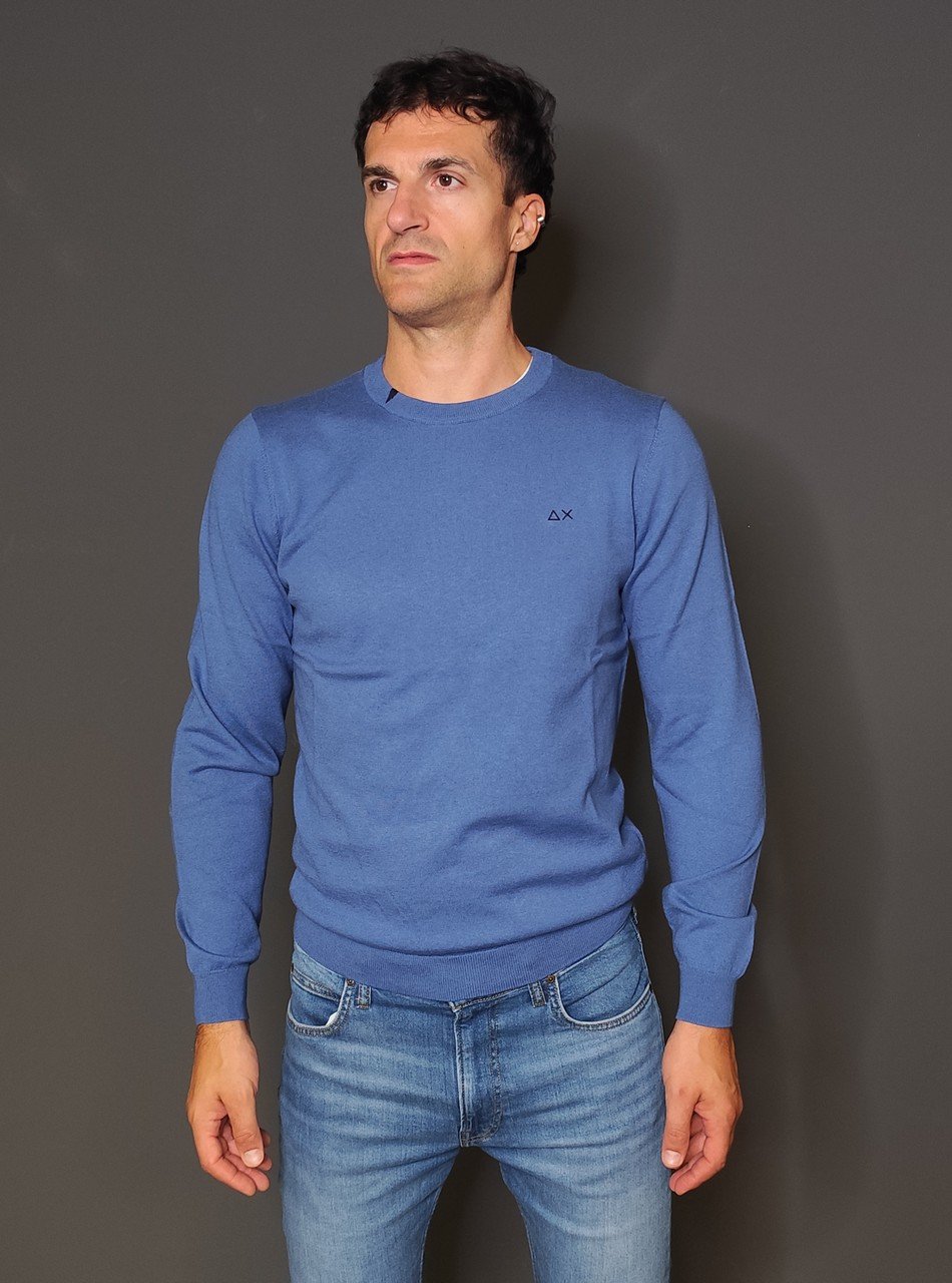 Maglie - Sweater basic Avio