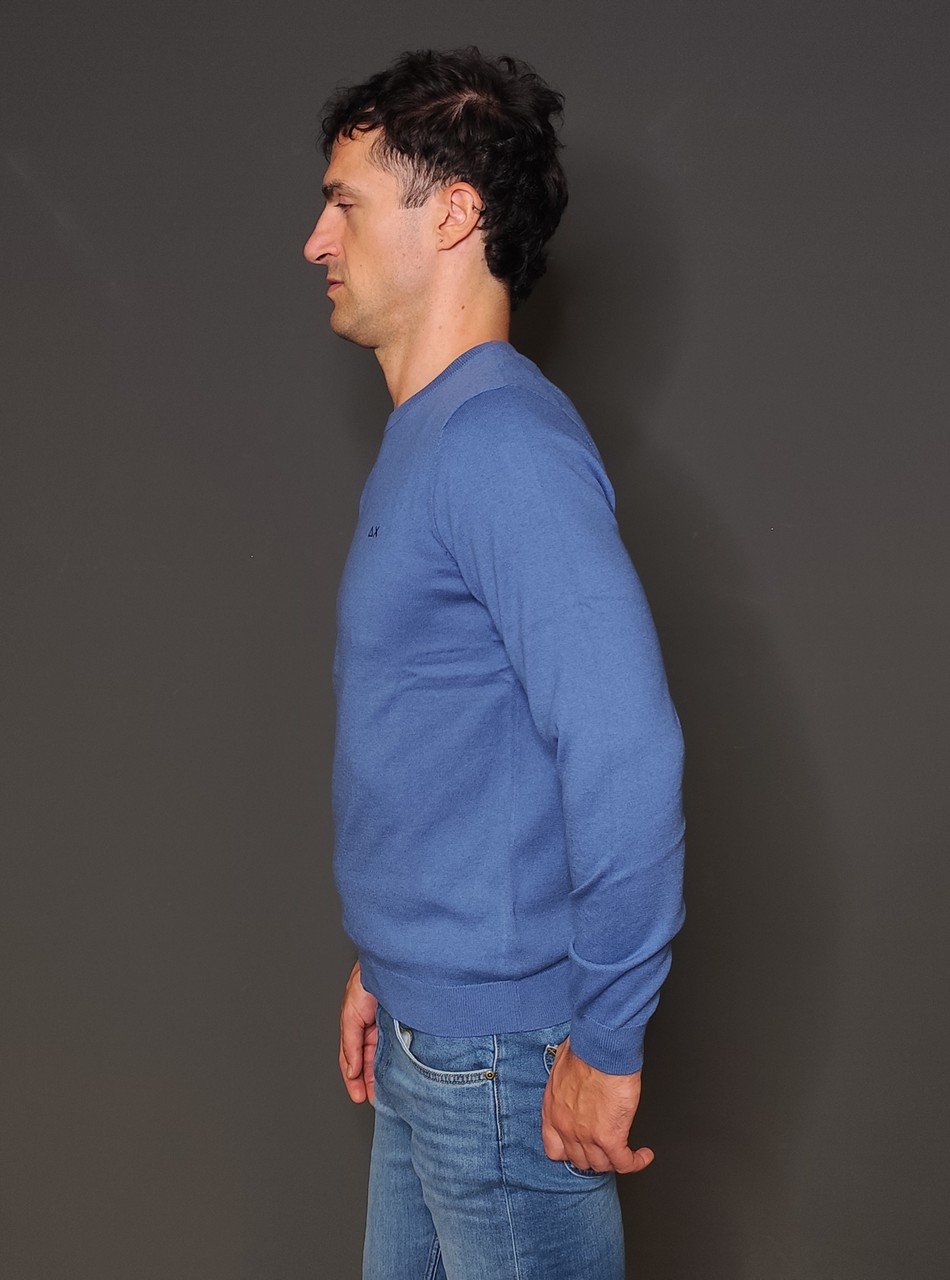 Maglie - Sweater basic Avio - immagine 3