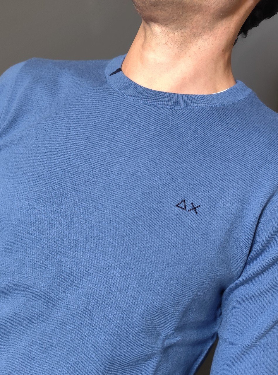 Maglie - Sweater basic Avio - immagine 2