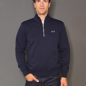 Felpe - Half zip basic Navy