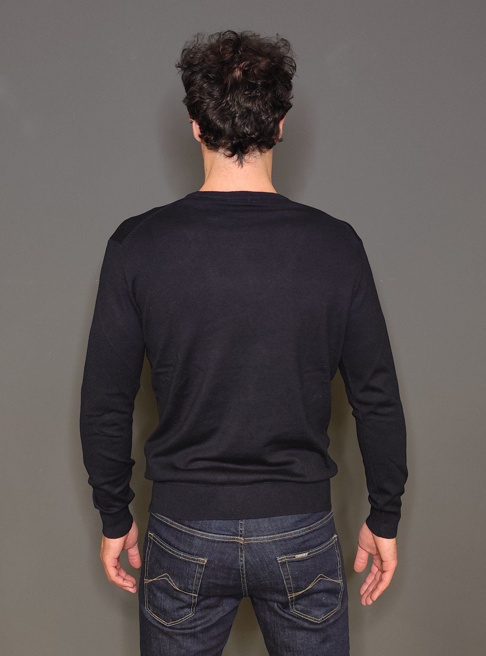 Maglie - Maglia basic crew Navy - immagine 3