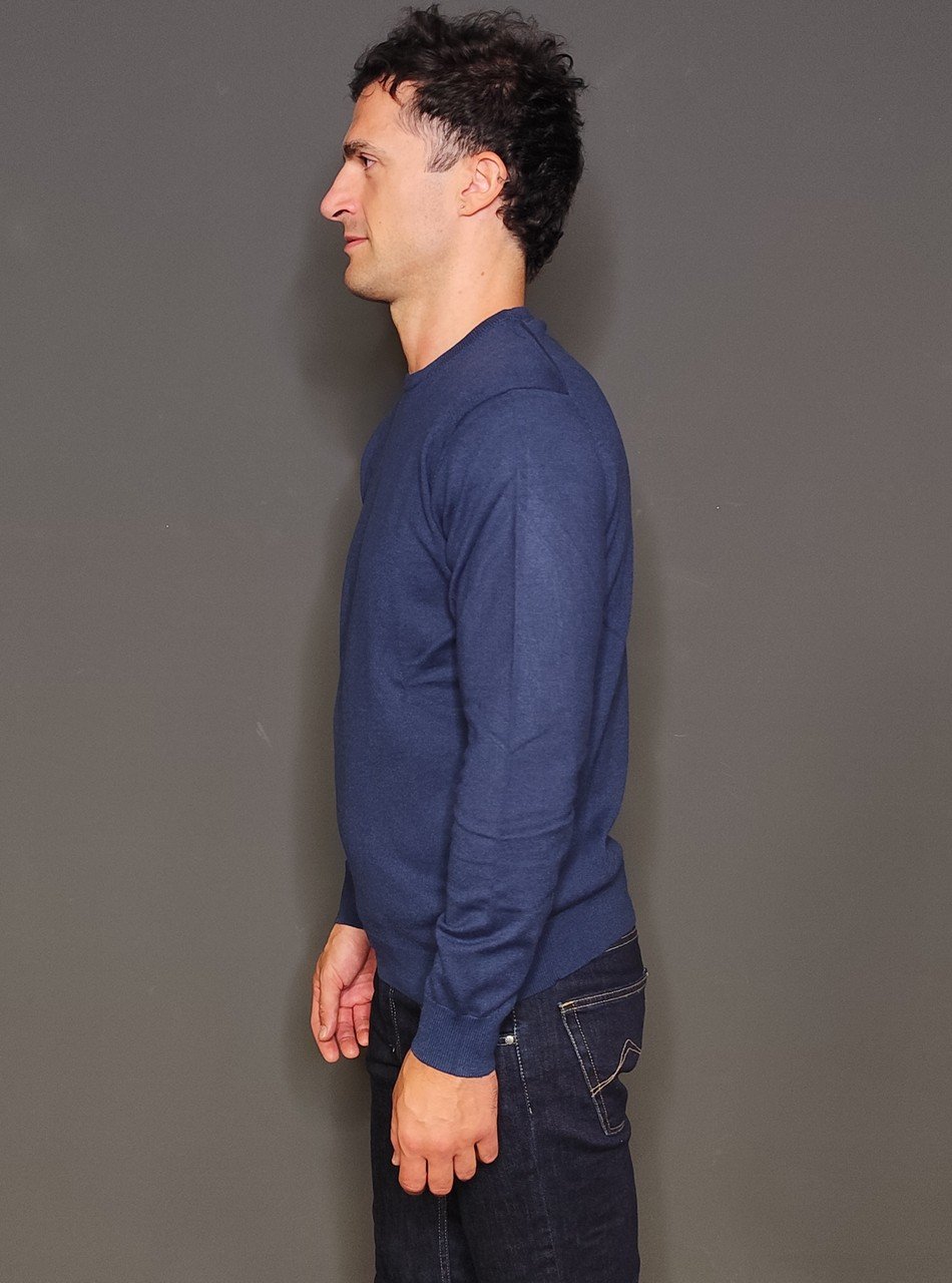Maglie - Maglia basic crew Denim - immagine 2