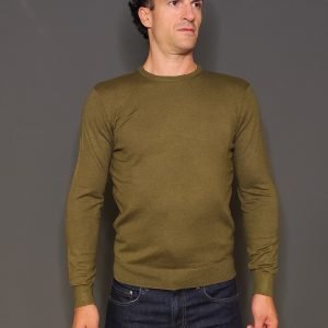 Maglie - Maglia basic crew Green